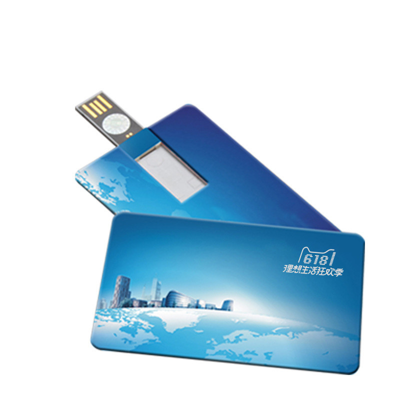 Colorful Cheap Promotional Card USB Flash Drive Logo Customized
