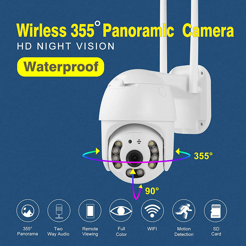 2K HD Dome Wifi Camera 20m Ir With Auto Tracking