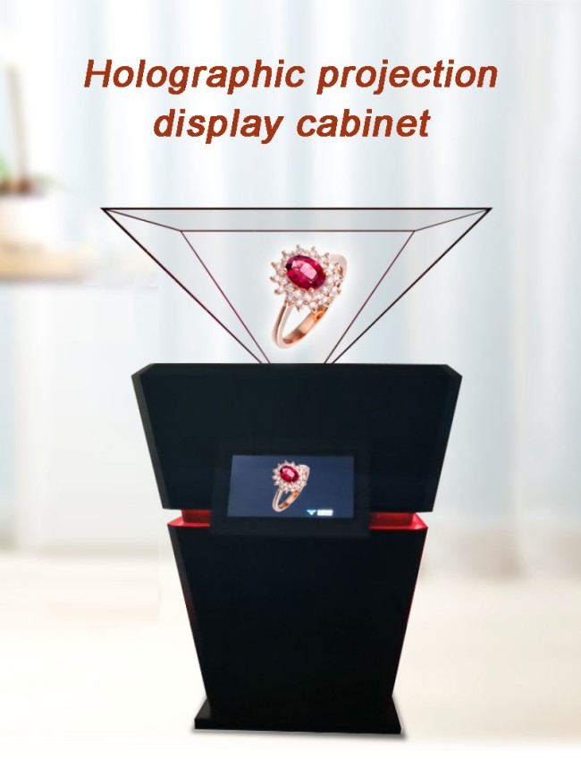 180°, 270°, and 360° Stereoscopic Display Cabinets Holographic Imaging Cabinet for Corporate Exhibition Halls