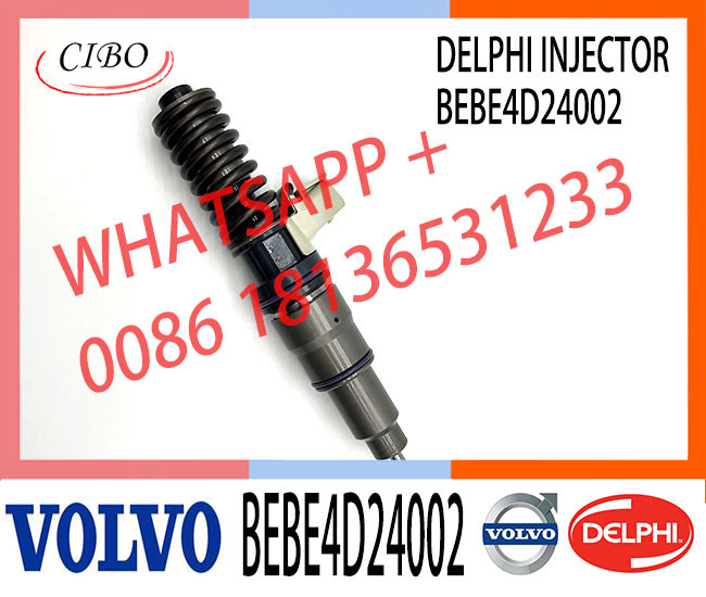 Common Rail Uint Electric Injector Fuel Pump Nozzle BEBE4D24002 for excavator EC480 21340612 21371673 85003264