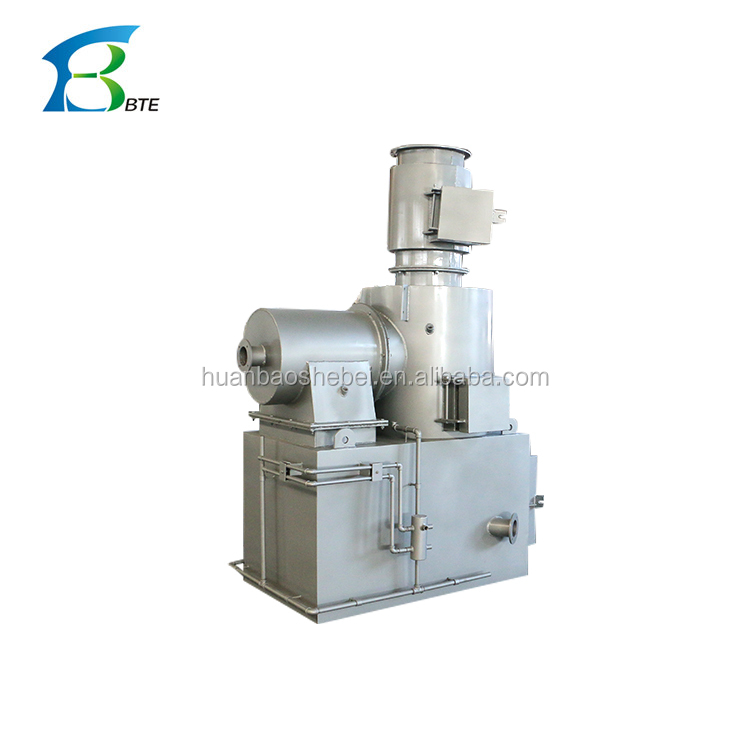 Restaurant Solid Waste Incineration Plant 1000L/H Silver Blue Mobile Incinerator