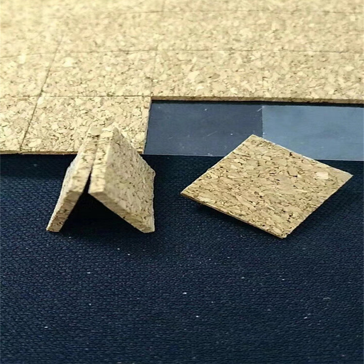 Square Sticky Cork Pads Roll For Glass Storage And Transportation