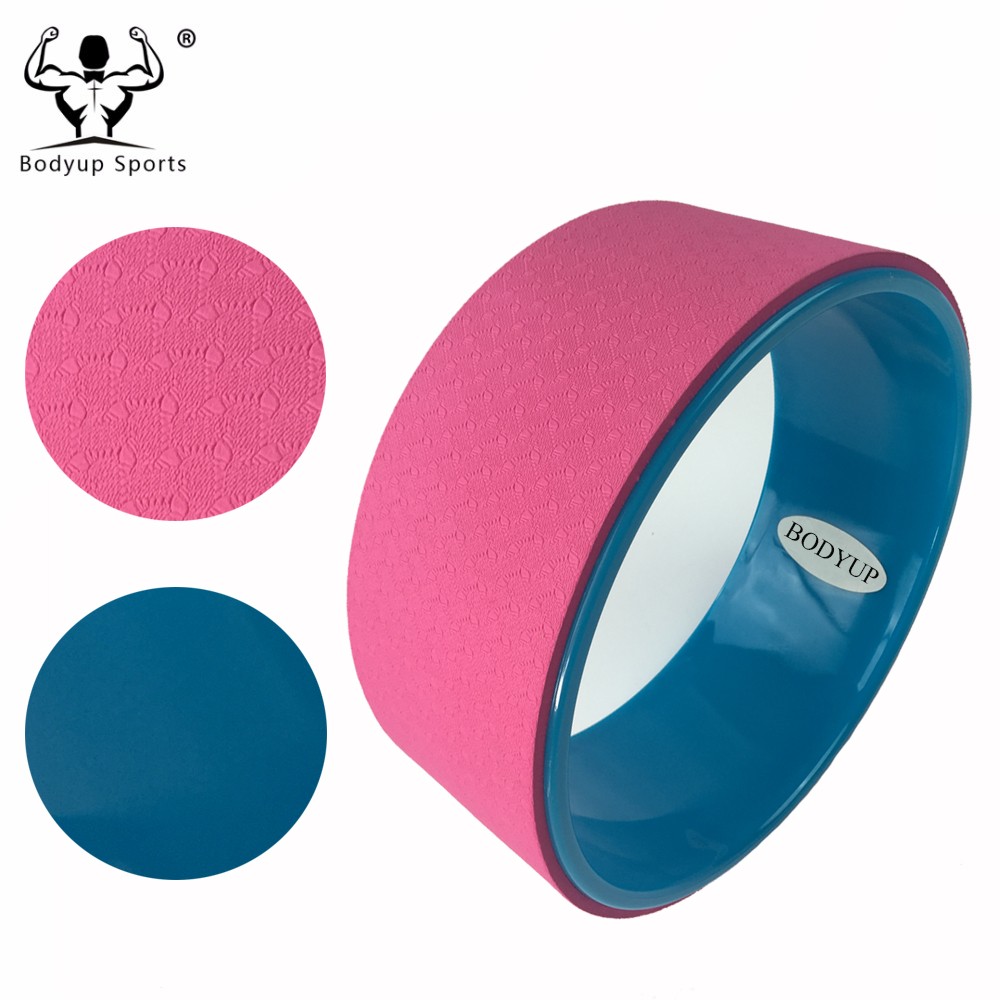 Body Building Yoga Balance Wheel , Yoga Exercise Wheel Customized Color