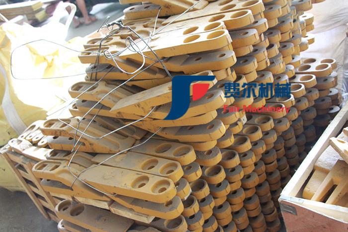 3 Ton / 5 Ton Wheel Loader Bucket Teeth CG956 , Construction Machinery Spare Parts