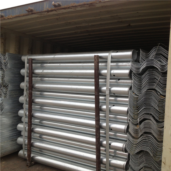 Custom Color Steel Highway Corrugated Beam Curved Guardrail with Q235 Q345 Material