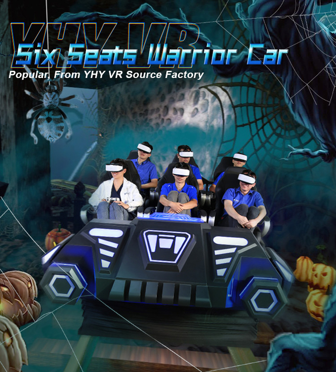 6 Seats Amusement Park 9d Movie Theatre Virtual Reality Arcade Machine