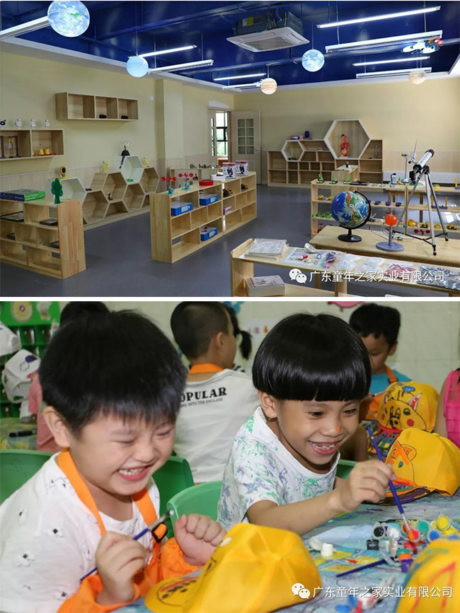 Customize Modern Preschool Furniture , Wooden Furniture For Preschool Classrooms