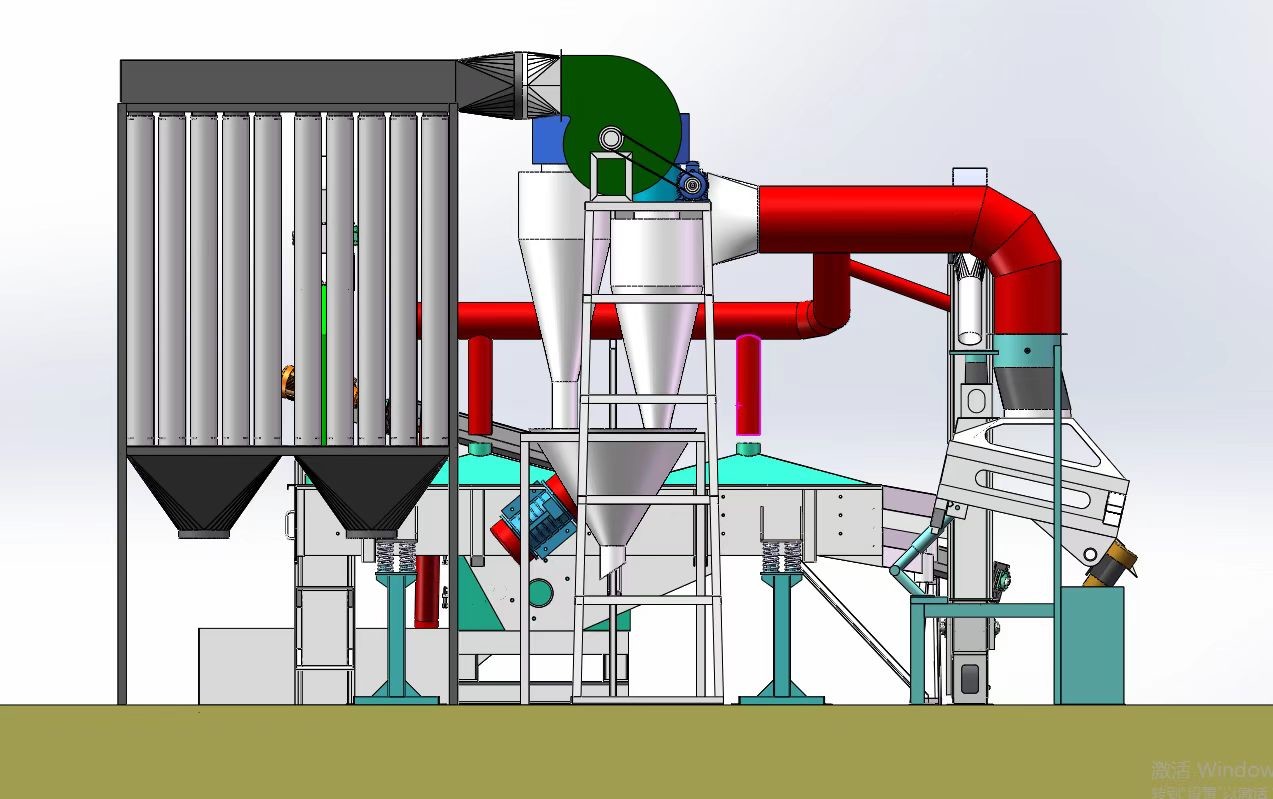 High Performance Destoner Machine Stones Purifier For Carbonizing Materials