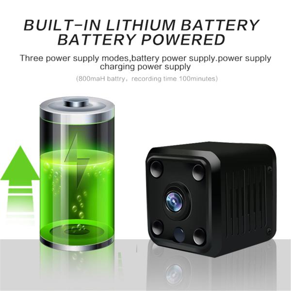 Mini Spy Hidden 1080P Camera WiFi Wireless Cloud Storage Micro SD Audio Video CCTV Small Security Camera