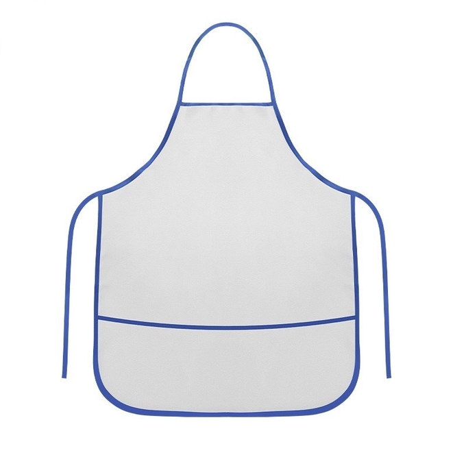 Comfort White Polyester Apron Sublimation Blanks For Adult And Kids Eco Friendly