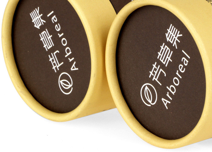 Customised Foam Pad Bottom Packaging , Cream Packaging Cardboard Tubes