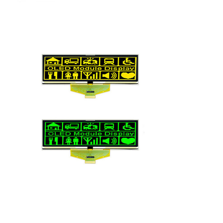 5.5 Inch PMOLED Display Module , 256*64 Resolution, 30 Pins 3/4-Wire SPI Interface, Driving IC SSD1322