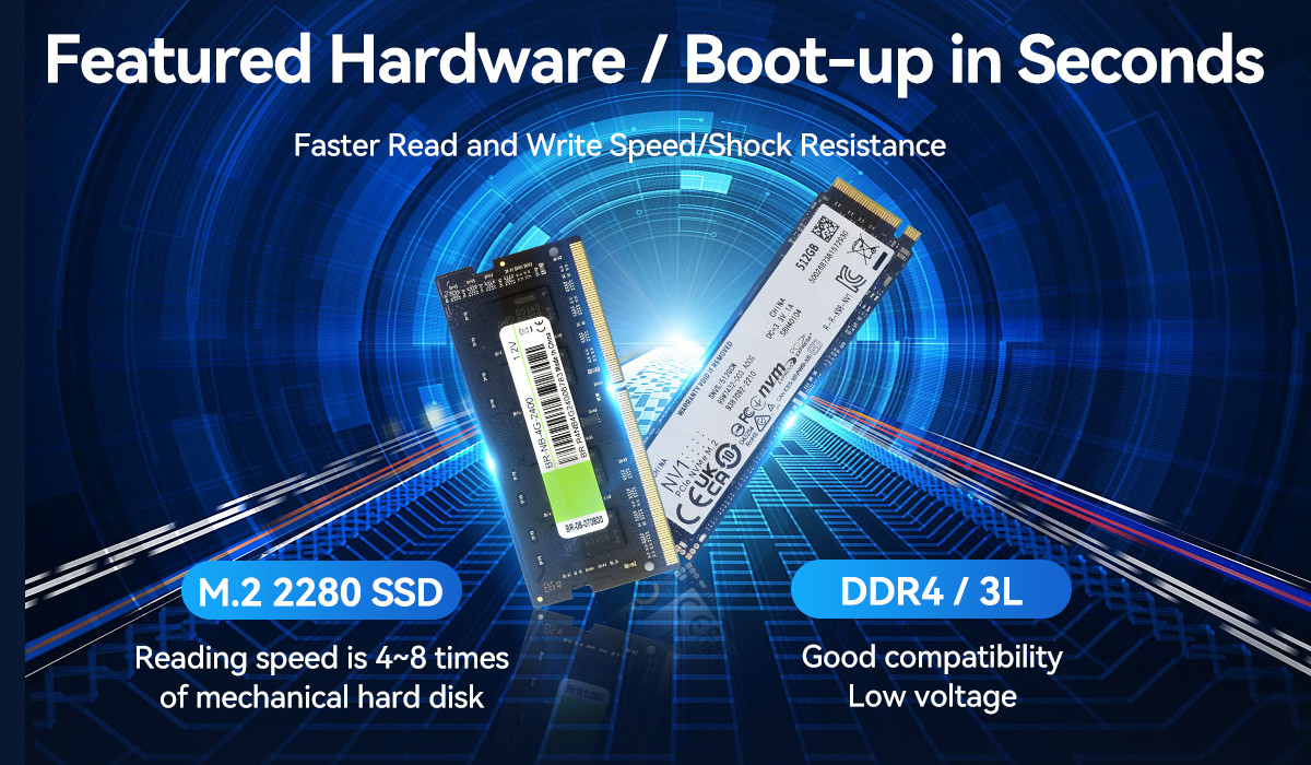 Intel Core Series Processor Industrial Fanless Computer Mini PC With Dual LAN Dual COM
