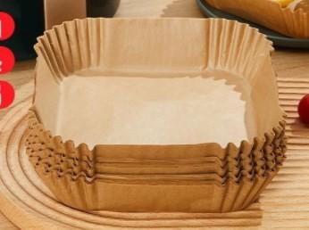 High Temperature Resistance Air Fryer Liners Square 35 - 40g Airfryer Baking