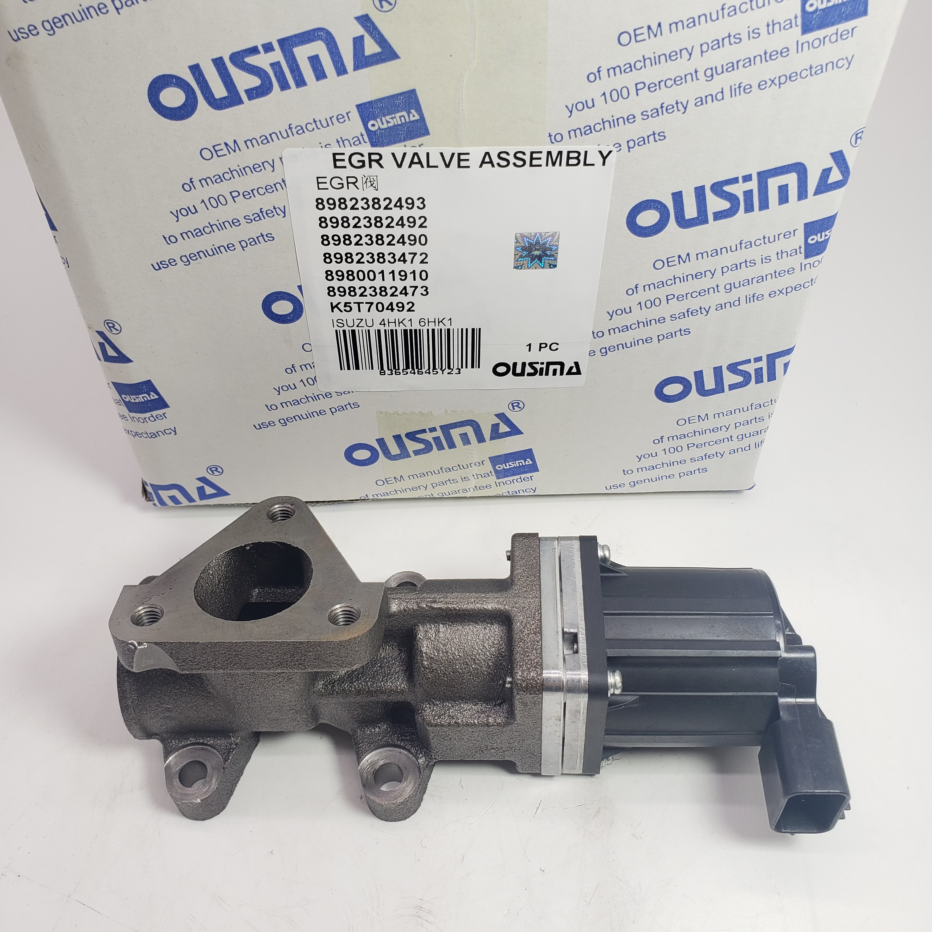 EGR Valve 8982382493 8982382492 8982382490 8982383472 8980011910 8982382473 K5T70492 For ISUZU 4HK1 6HK1