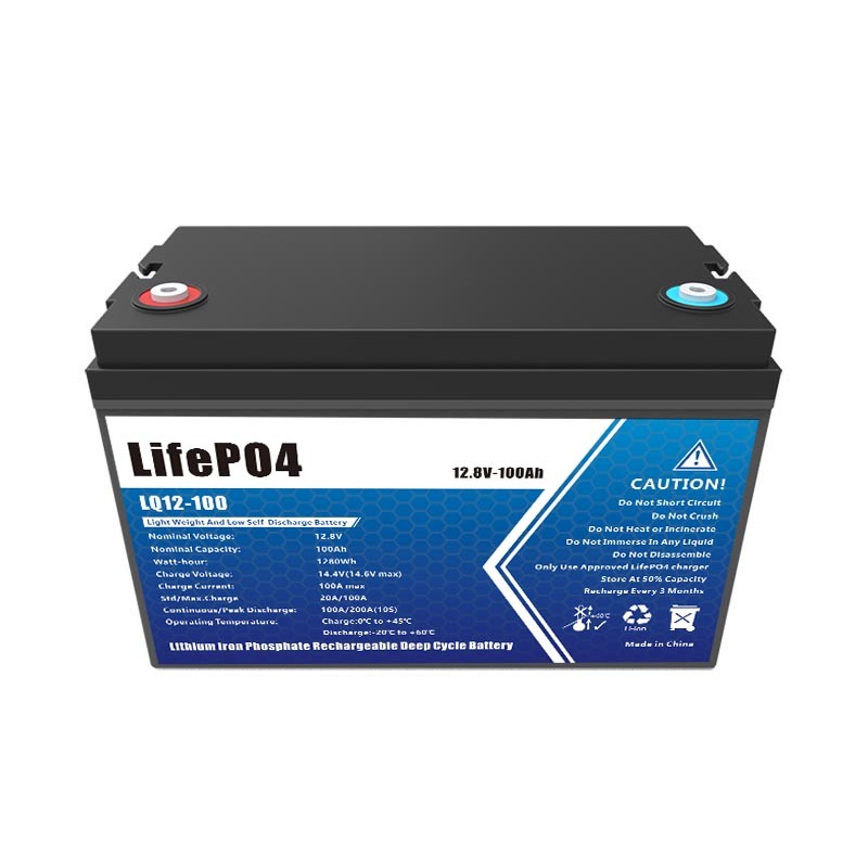 100ah Lithium-Polymer Rechargeable Battery for Optimized Electric Vehicle Performance 12V Voltage High Safety Protectio
