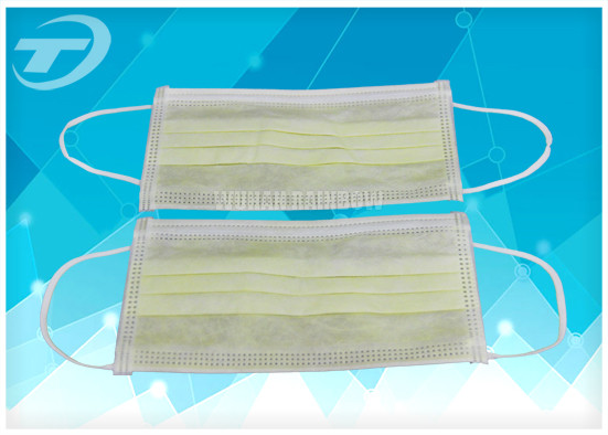 Hospital Nonwoven Fabric Disposable Face Mask Different Colours