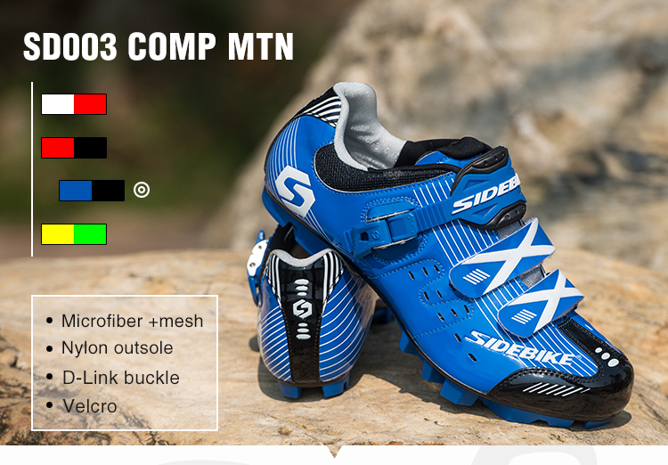 Breathable Mens SPD Cycling Shoes , Mens MTB Cycling Shoes Self Locking
