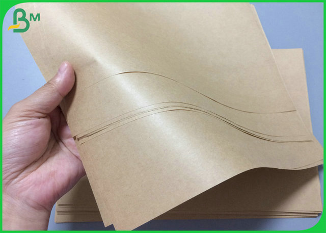 Recycled Material 50gr 60gr Brown Kraft Paper For The Food Packaging