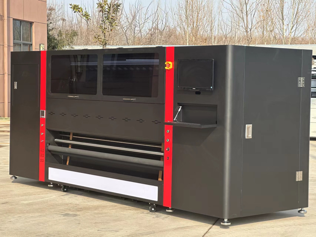 3000KG Built In Fixing Box Water Based Sublimation Flag Printer 12 Inches Winding 23204SM 126 Inches