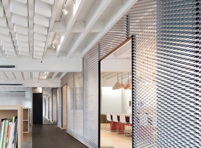 Aluminum Expanded Metal Partition Wall for Both Permanent and Temporary Partition Uses