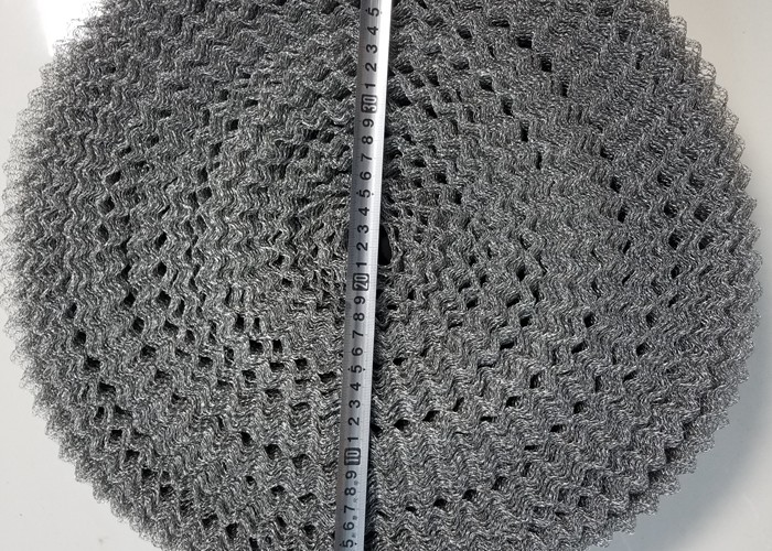 300mm Roll SS Knitted Filter Wire Mesh Double Wire Knitting