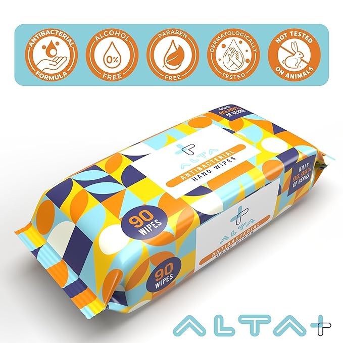 Adults Cleaning Antibacterial Wet Wipes Soft Skin Friendly Family Size