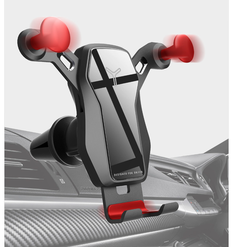 Car Mount Phone Holder Automatic Locking Universal Air Vent GPS Cell Phone Holder for Car for iPhone X/8/7/7P/6s/6P/5S