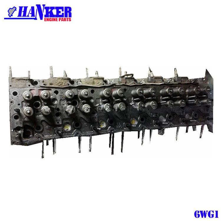 6WG1 Diesel Engine Cylinder Head Excavator Engine Spare Parts For Isuzu