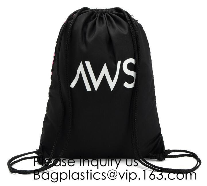 Drawstring Backpack Bags-Cinch Sack Waterproof Kids Sport Storage Polyester Bag for Gym,Cell Phones,Microfiber Pouch