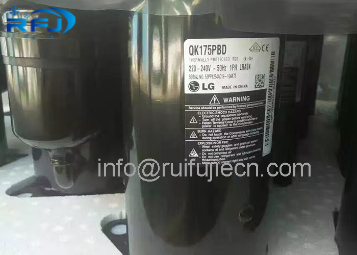 R22 QK175PBA Freezer LG AC Rotary Compressor for air conditioner , 10500BTU