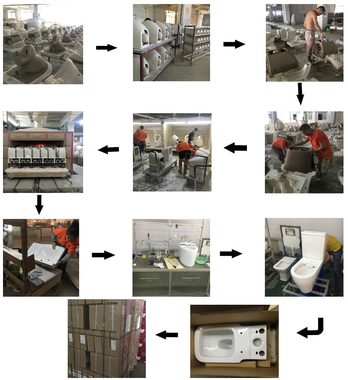 Lady Bathroom Back To Wall Bidet Sanitary Ware Ceramic Material 545*360*390mm