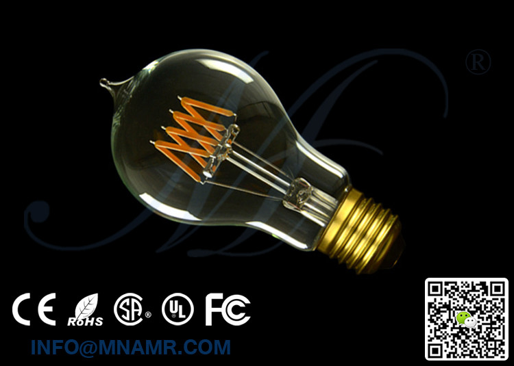 Vintage Antique Retro Style Light A19 LED Edison Bulb 4W 2700K 230VAC 25Watt Incandescent Replacement Bulbs