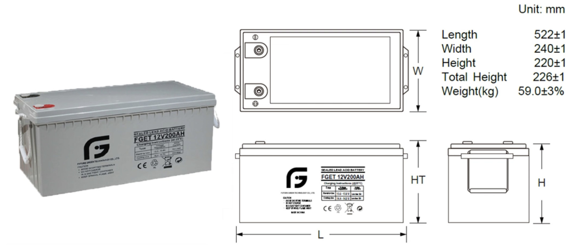 Rechargeable 2218 Solar Battery Storage System Long Life Deep Cycle 12v Gel Battery Cheap Prices