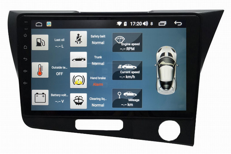 Ouchuangbo android 10.0 car audio gps for Honda CRZ RHD wth swc DSP stereo head unit 4GB+64GB