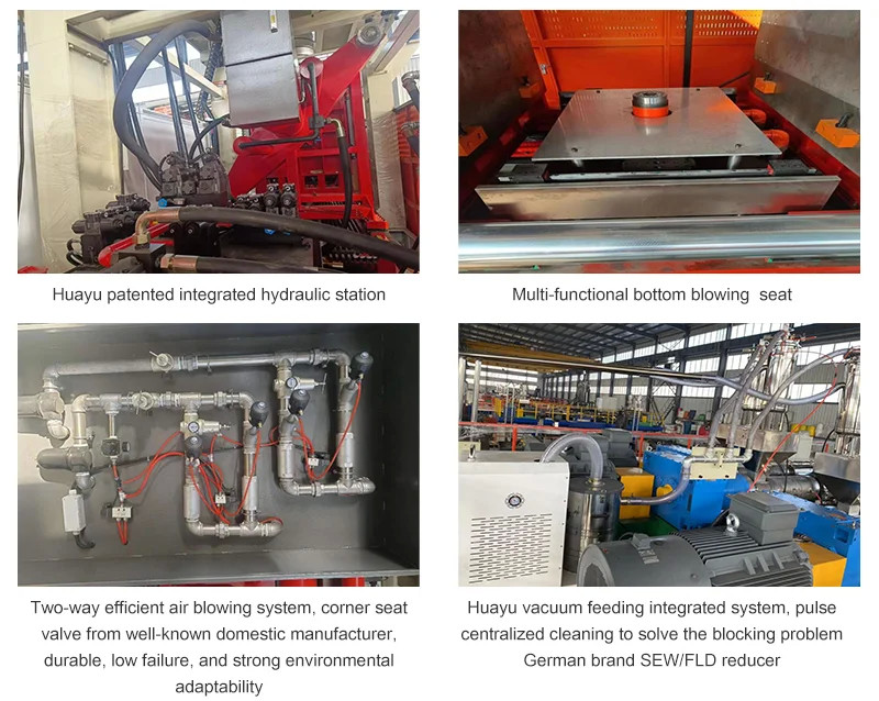 HDPE Float Blow Moulding Machine For Road Barrels