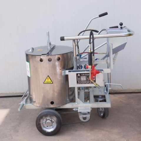 Hand Push Roadway Line Marking Thermoplastic Road Machine