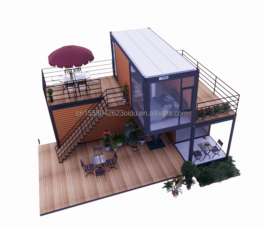 50/75/100mm Wave Sandwich Panel Wall 20 Feet Portable Shipping Container Clothing Store Prefab Mobile Shop Pop-up Retail Store