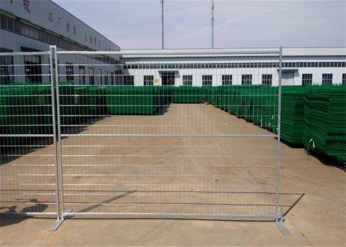 6ft X 10ft Outdoor Construction Temporary Fence Mesh Of Low-Carbon Iron Wire