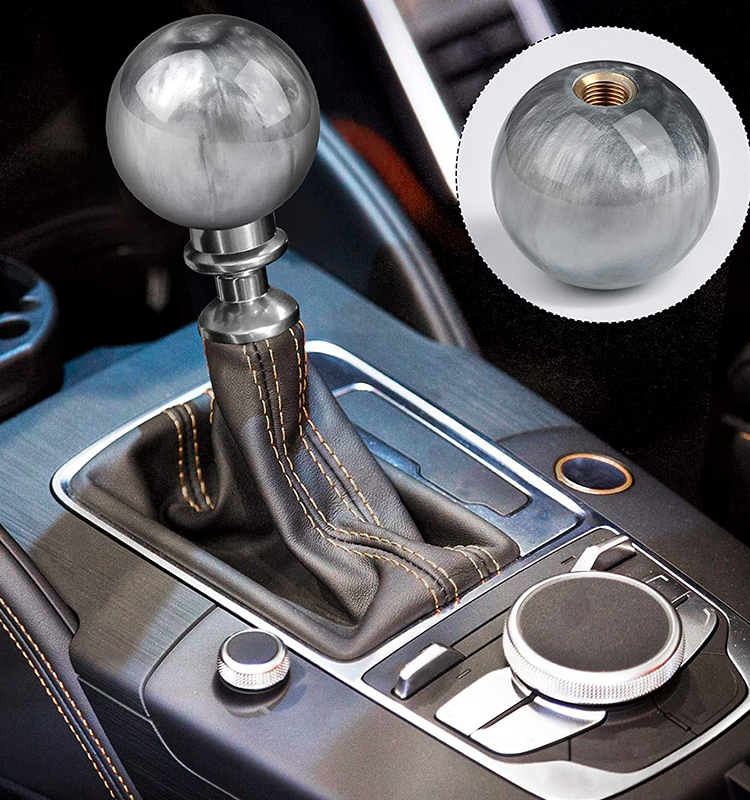Dia57mm Resin Shift Knob Ball Head With Adapters Easy Install
