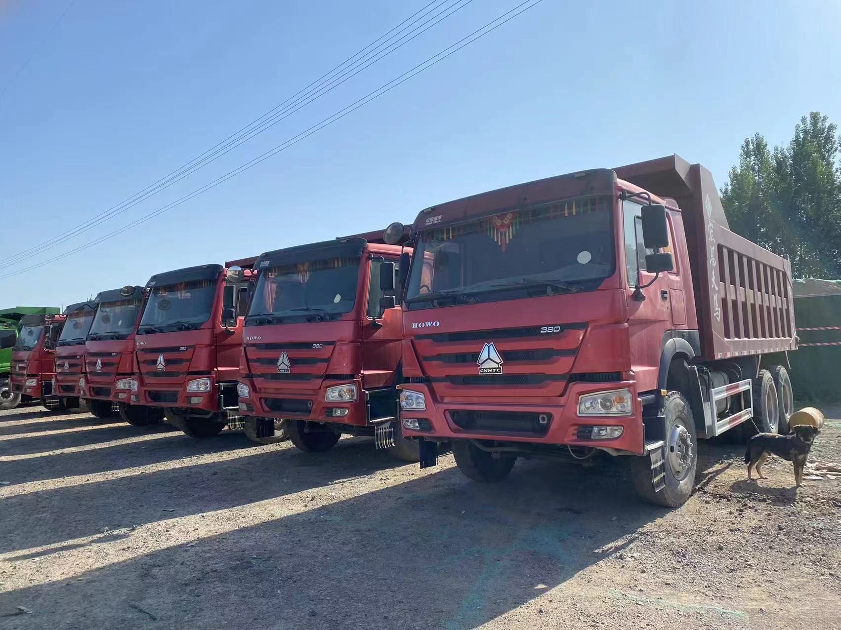 SINOTRUK production, HOWO dump trucks, superior quality