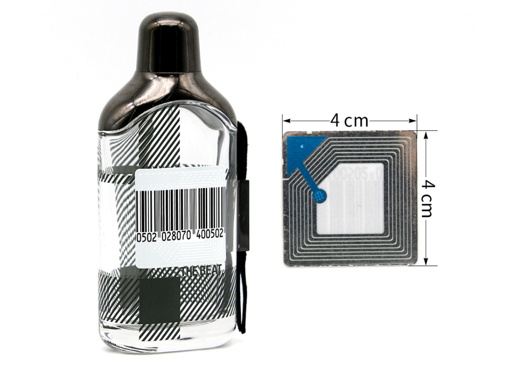 40*40mm Anti Theft Sticker Eas Soft label RF 8.2MHz Stickers Label For Garment Barcode Eas RF Sensor Sticker-40mm*40mm