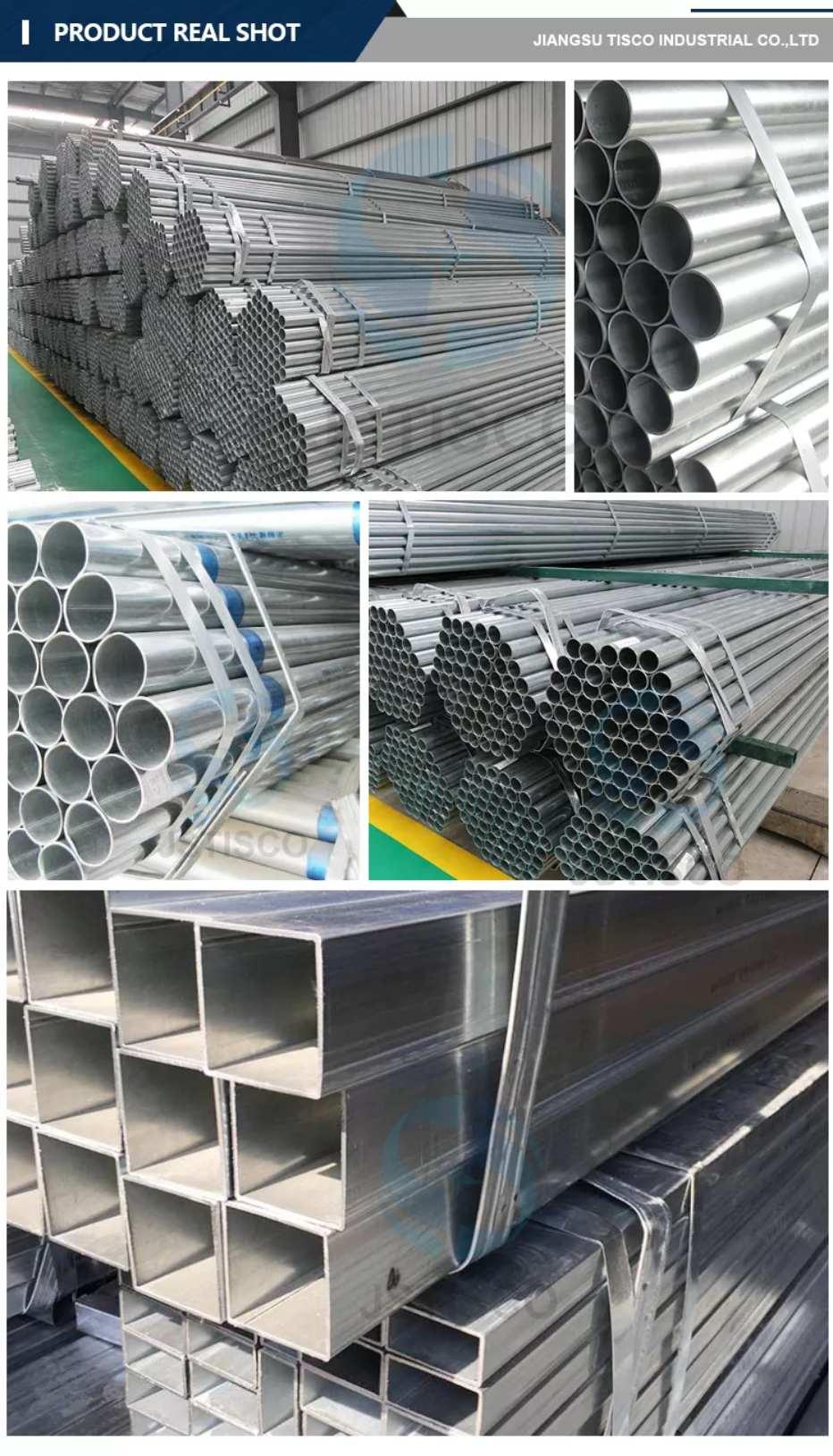 Galvanized Round Steel Pipe