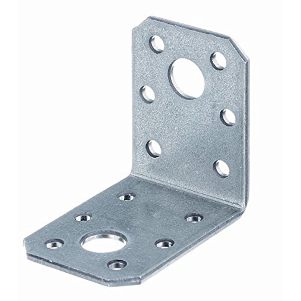 Single-side Bracket Construction Connectors with Custom Size Reinforced Angle Bracket