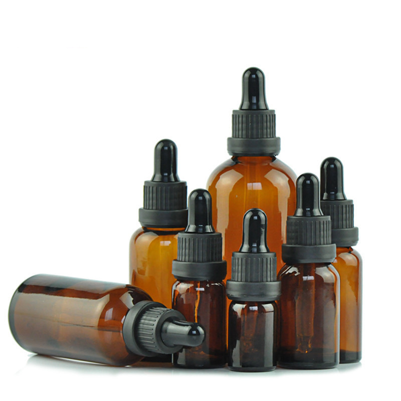 1oz Cylinder Flat Shoulder Frosted Dropper Essential Oil Bottle for Other Cosmetic within Glass Material