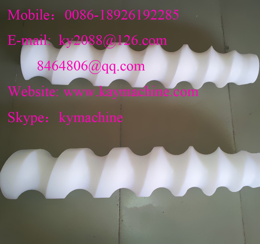 Worm screw Packaging Machine Timing Screws screw stem Timing infeed scroll Custom made vial wash feed scroll