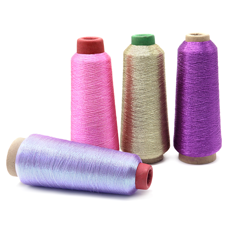 125g Ball Weight Embroidery Lurex Thread Gold Metallic Silver Yarn for OEM MX Type