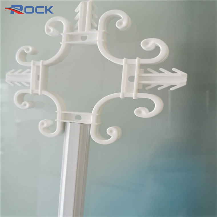 8*18mm White Plastic Georgian Glazing Bars Flower Hardware For Upvc Window