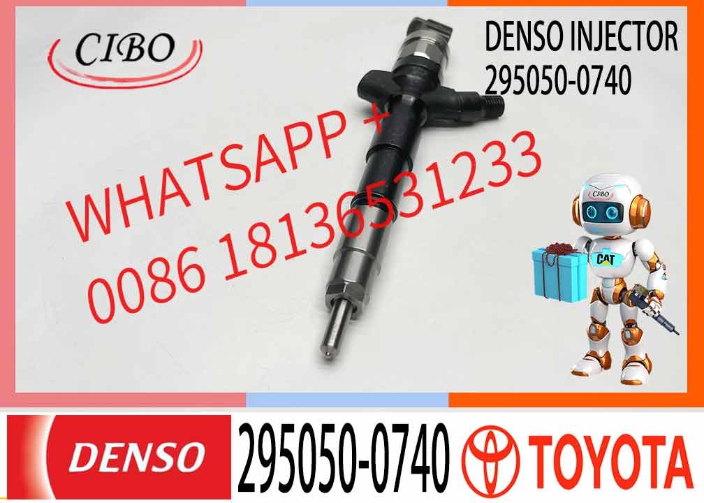 High Quality Common Rail Injector Is Used For Toyota 295050-0740 23670-30420 295050-0620
