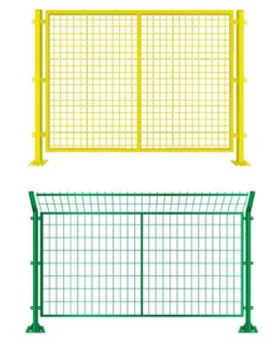 Framework Welded Mesh Fencing 1800x3000MM Railway Security Fencing